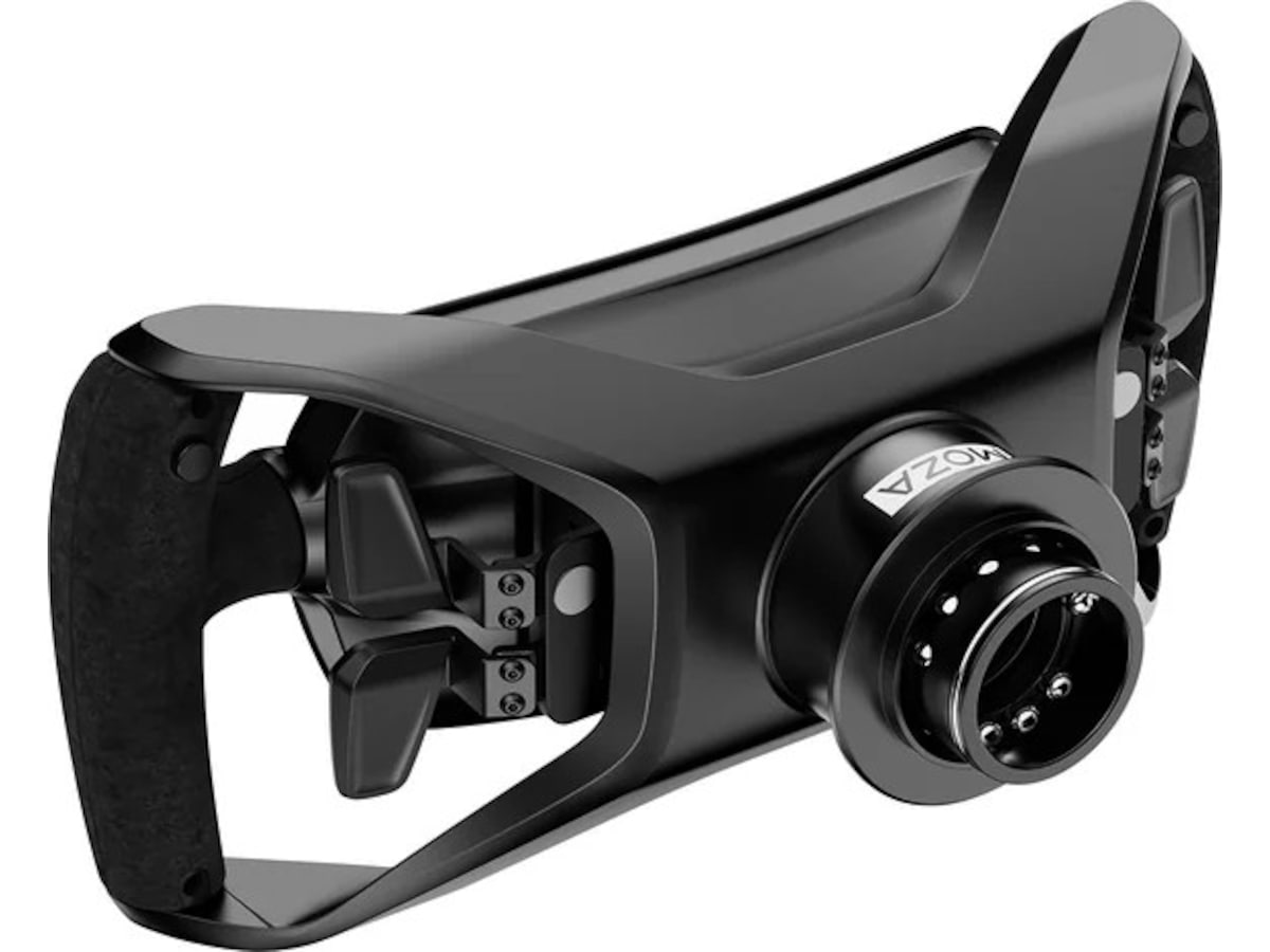 MOZA Porsche MISSION R Simracing Steering Wheel Ratt och pedaler