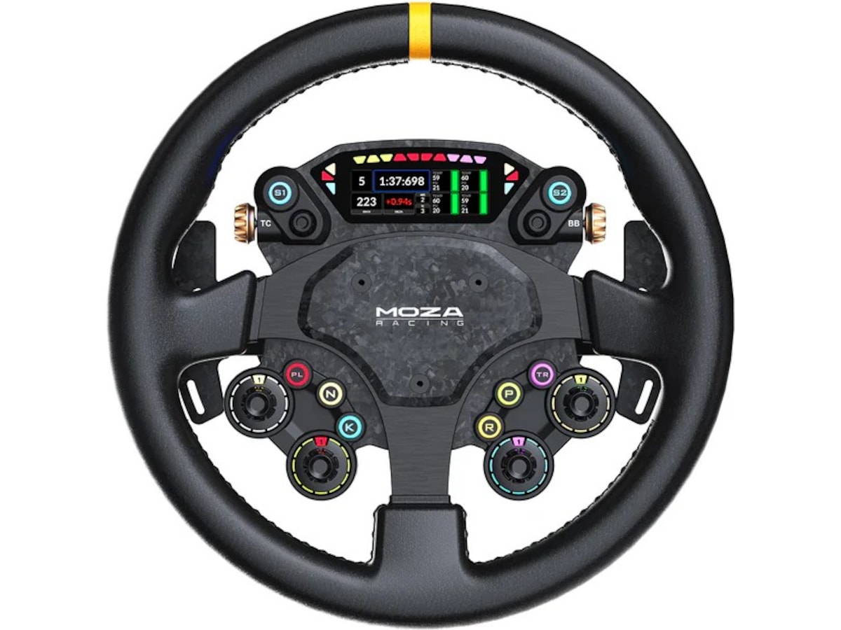 MOZA CS Pro Steering Wheel Ratt och pedaler