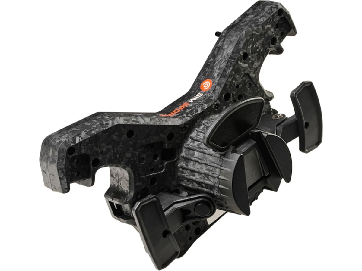 Asetek Forte® Formula knappbox (svart, aluminium) Ratt och pedaler