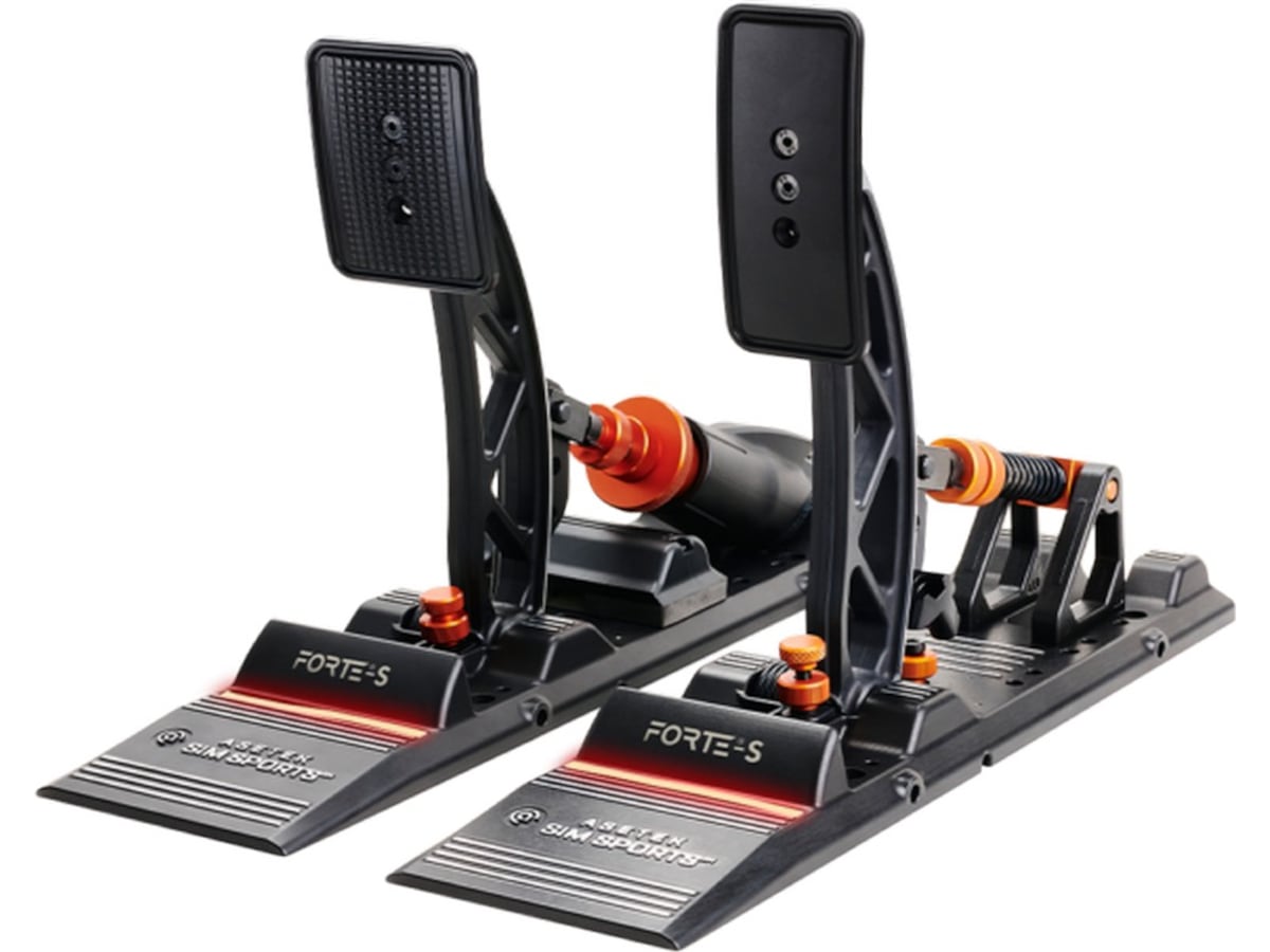Asetek Forte S-Series broms och gas Ratt och pedaler