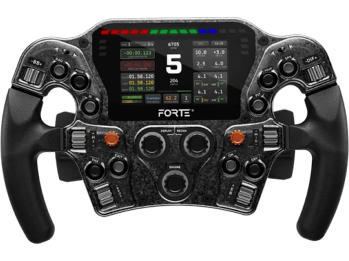 Asetek Forte Formula Pro ratt Ratt och pedaler