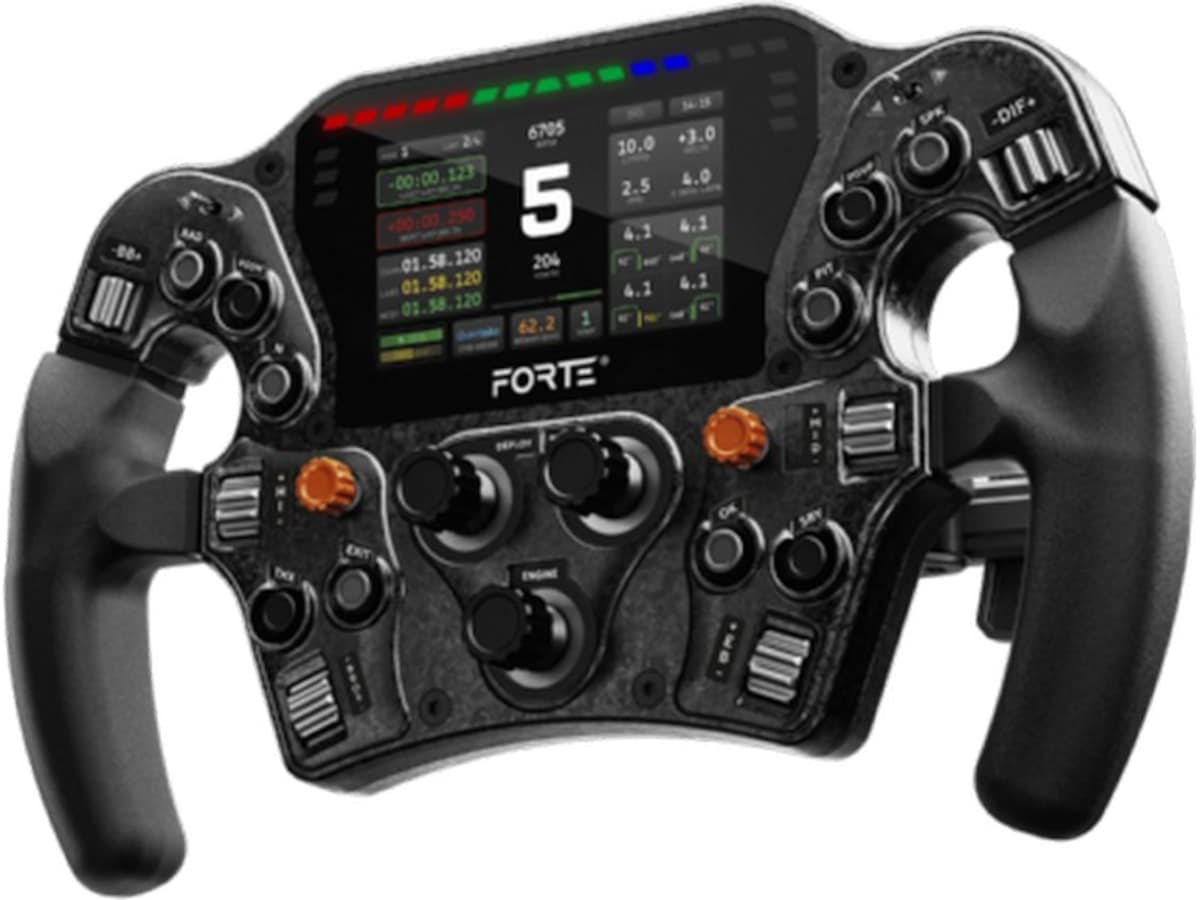 Asetek Forte Formula Pro ratt Ratt och pedaler