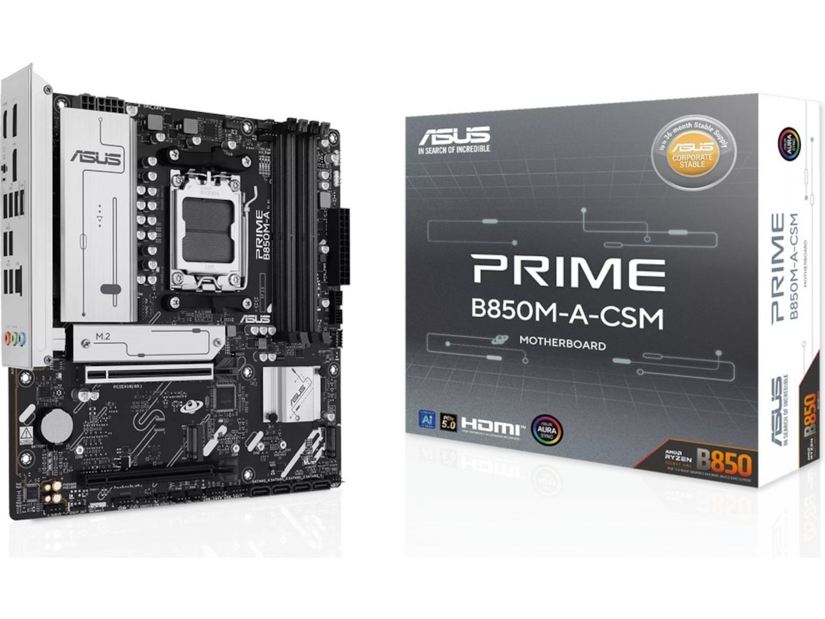 Asus PRIME B850M-A-CSM Moderkort -B-Grade Demo moderkort