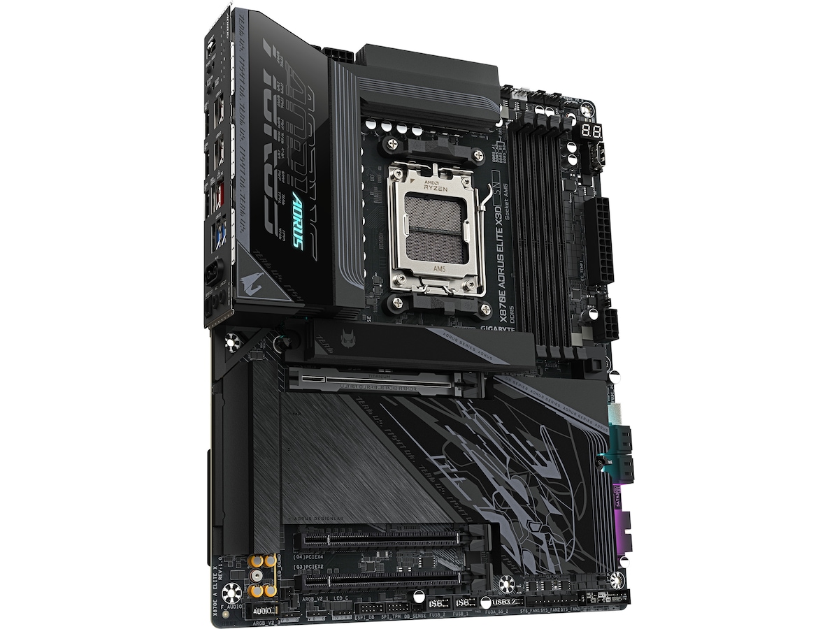 Gigabyte X870E AORUS ELITE X3D moderkort AMD Socket