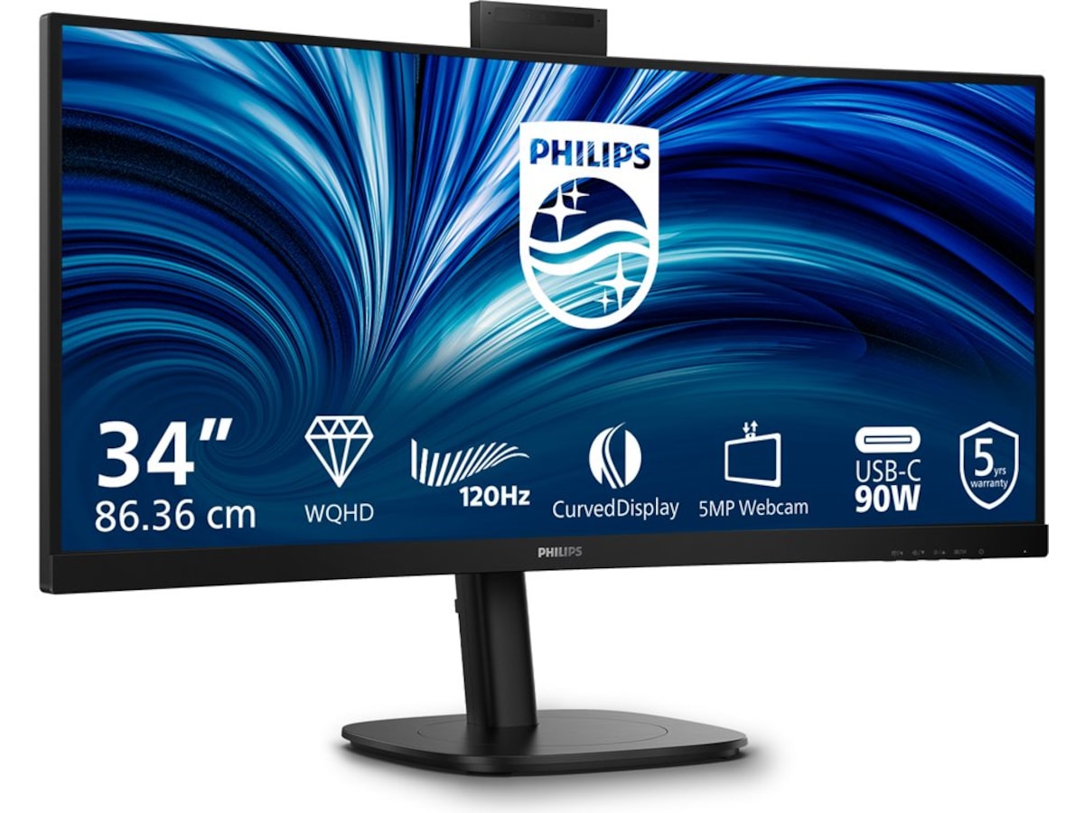 Philips 34" curved skärm 34B2U3600CH/00 Bildskärmar