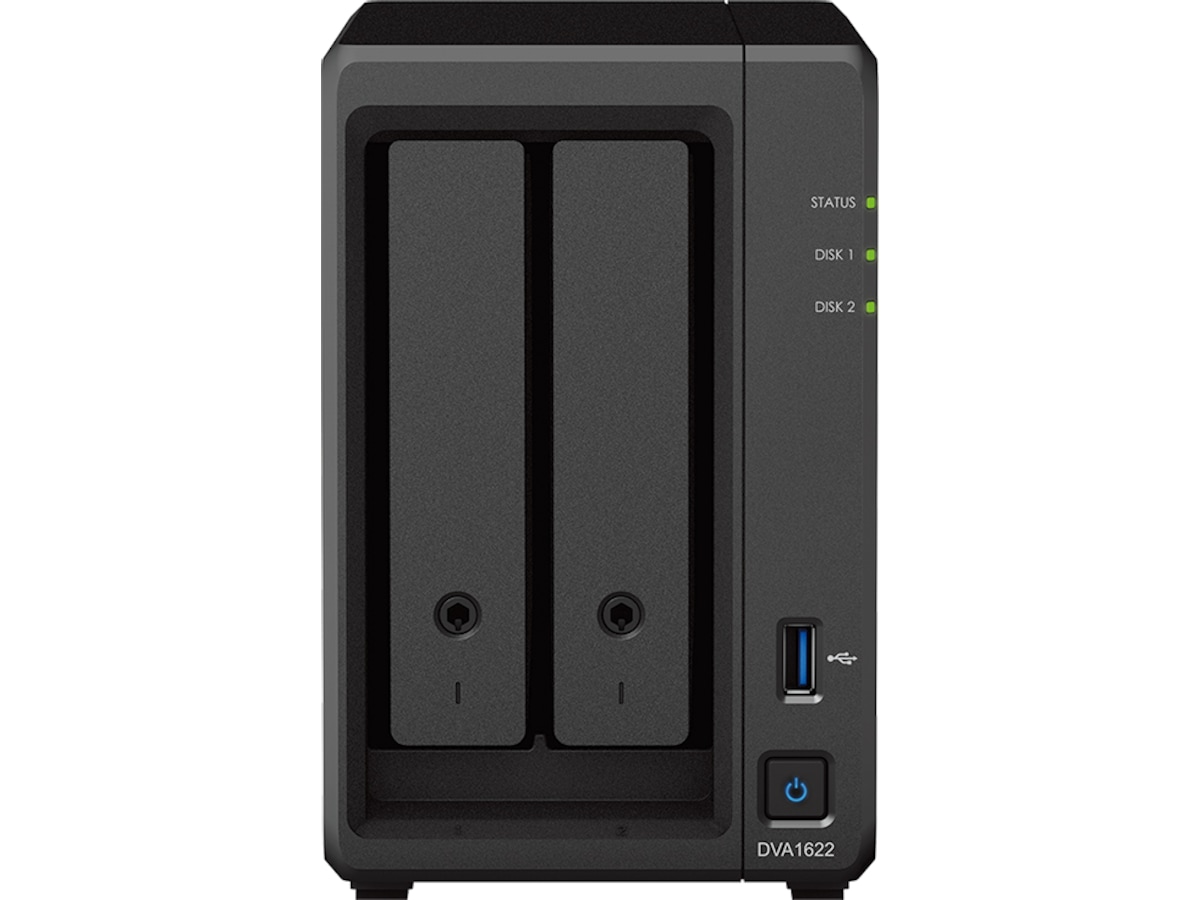 Synology DVA1622 DDR4 6GB AI-driven nätverksvideoregistrator Tillbehör till övervakningskameror