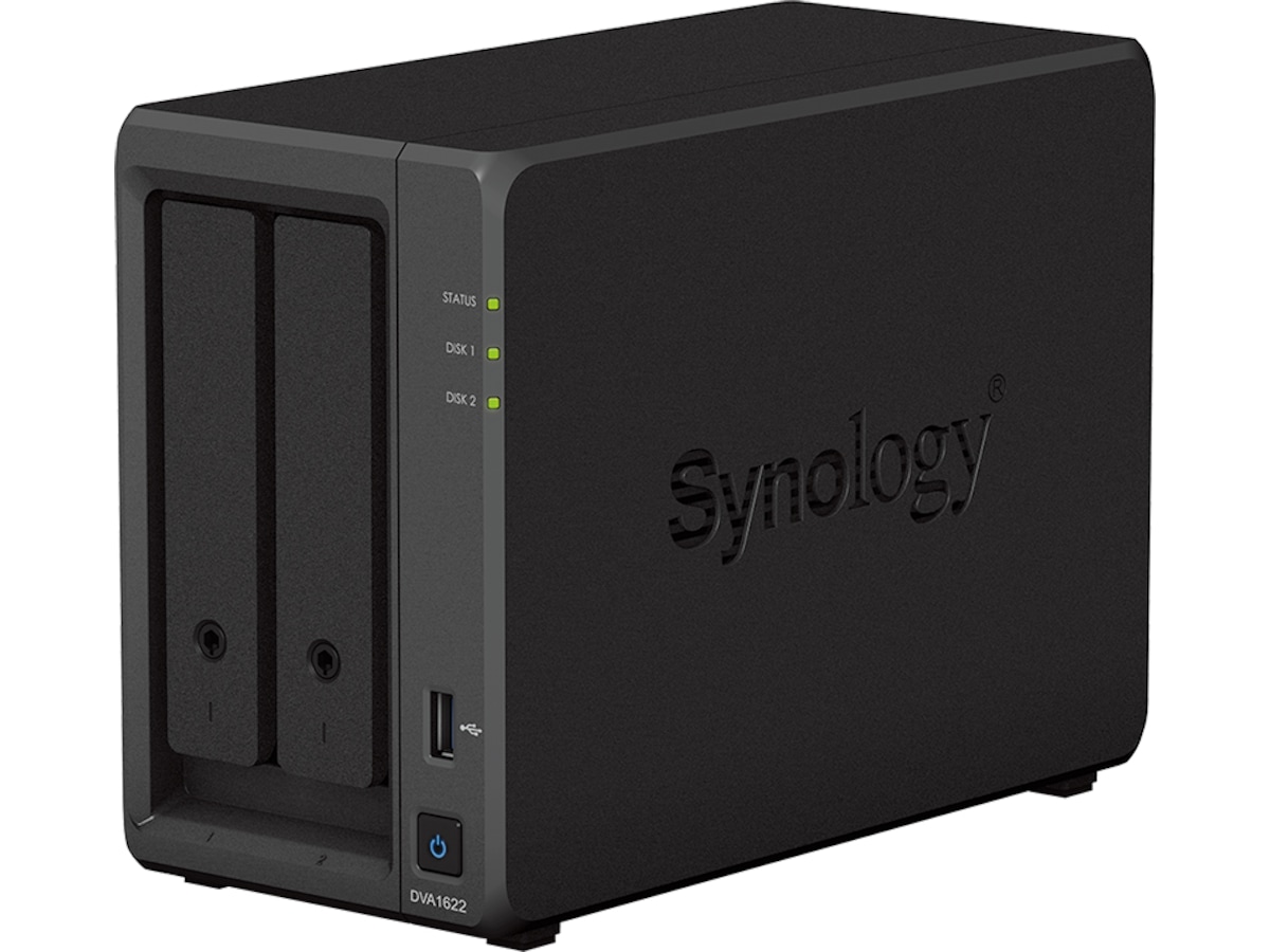 Synology DVA1622 DDR4 6GB AI-driven nätverksvideoregistrator Tillbehör till övervakningskameror