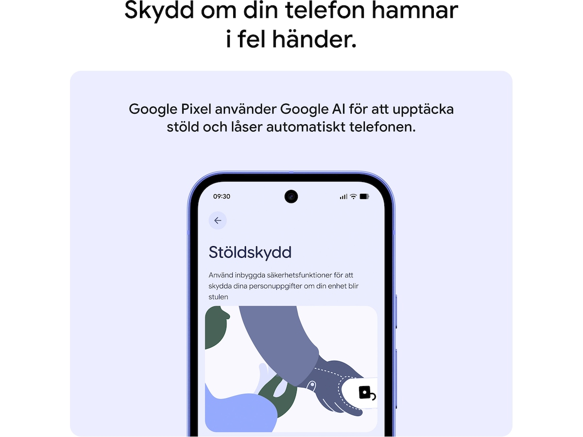 Google Pixel 10a 256GB (obsidian) Mobiltelefoner