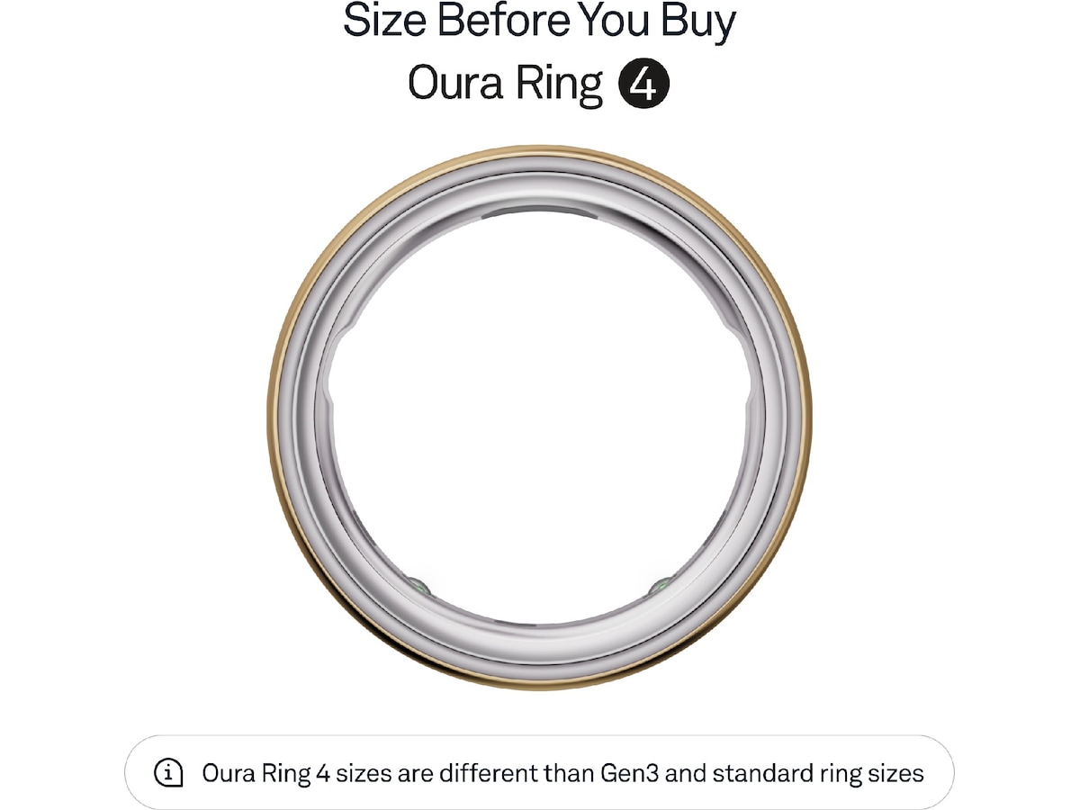 Oura Ring 4 Smart Ring str. 8 (guld) -B-Grade Demo tillbehör till mobiler & smartwatches