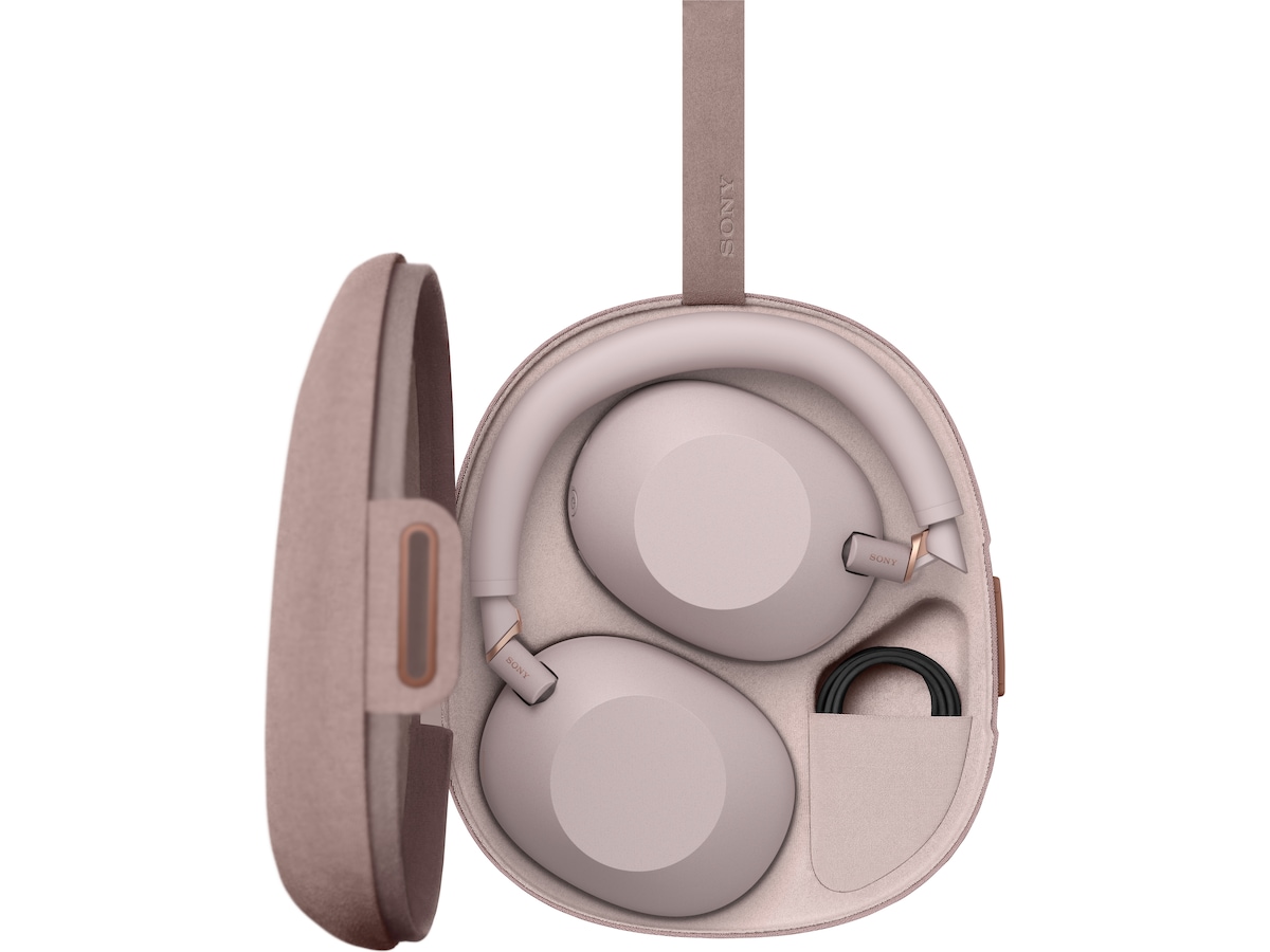 Sony WH-1000XM6 trådlösa hörlurar, over-ear (sand pink) Hörlurar