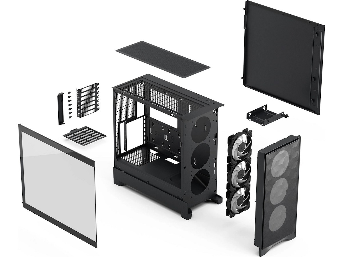 Fractal Design Pop 2 Air TG RGB mellantorn (svart) Midi tower