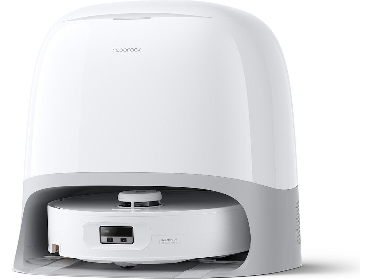 Roborock Qrevo Curv 2 Flow robotdammsugare (vit) Robotdammsugare