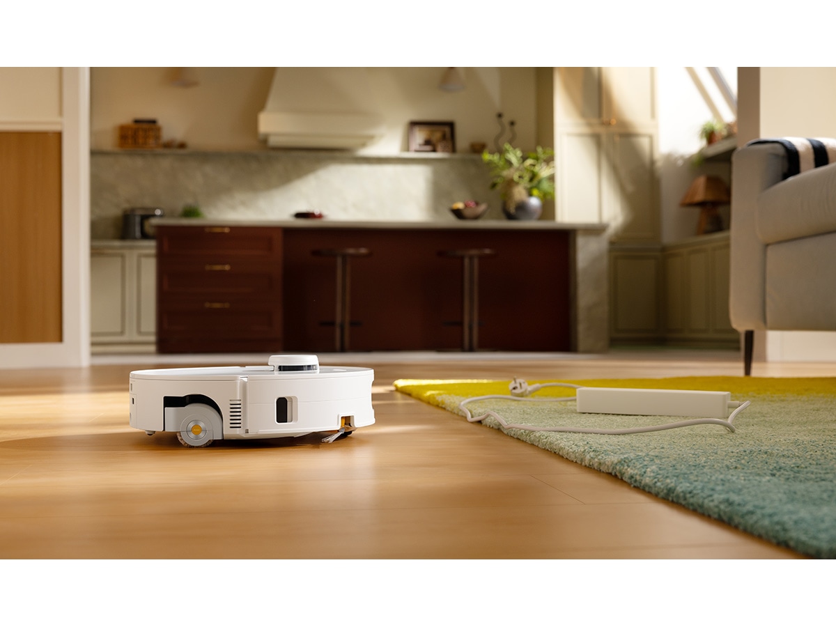 Roborock Qrevo Curv 2 Flow robotdammsugare (vit) Robotdammsugare