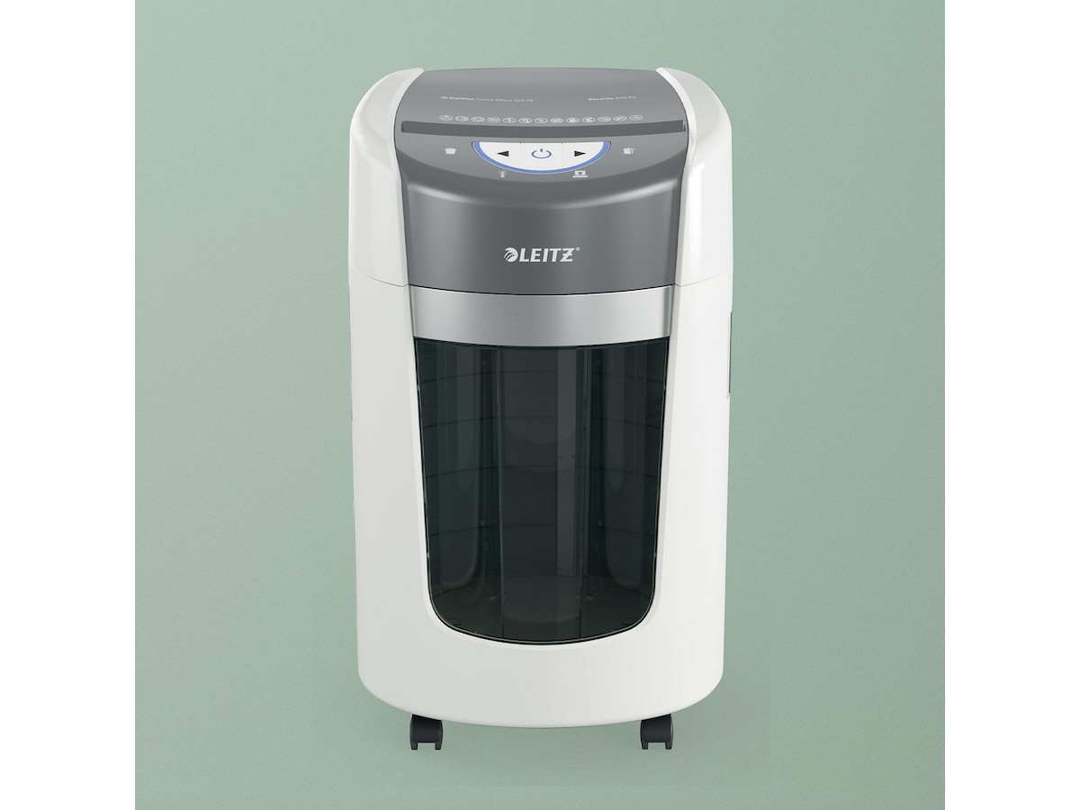 Leitz Dokumentförstörare IQ OptiMax Small Office 225 Mikroskärning P5 Dokumentförstörare