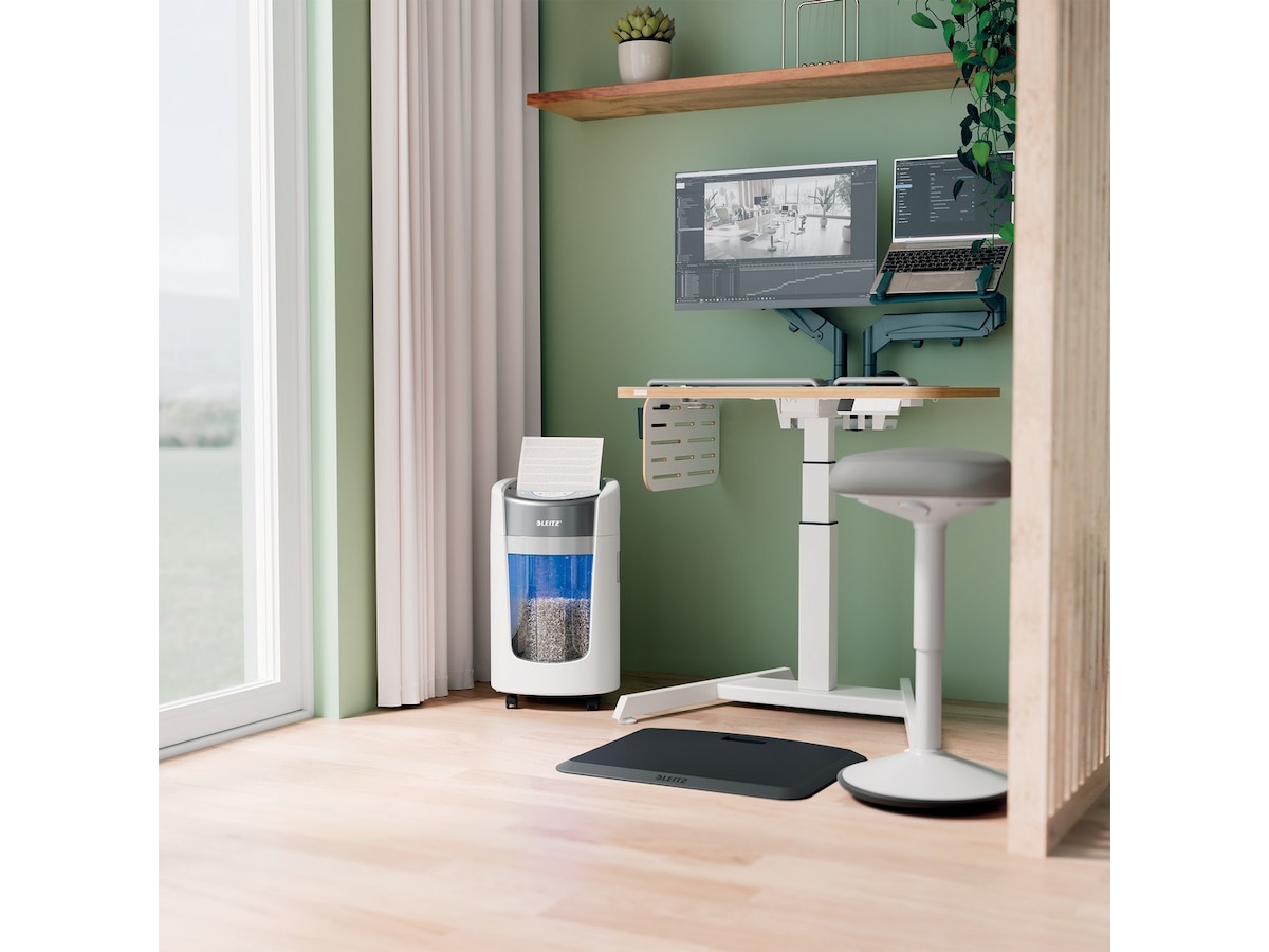 Leitz Dokumentförstörare IQ OptiMax Small Office 225 Mikroskärning P5 Dokumentförstörare