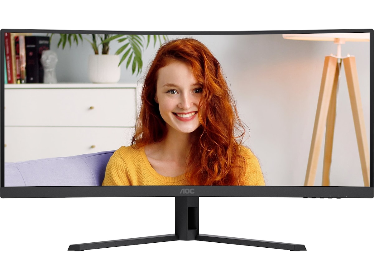 AOC 34" curved skärm CU34B3E Bildskärmar
