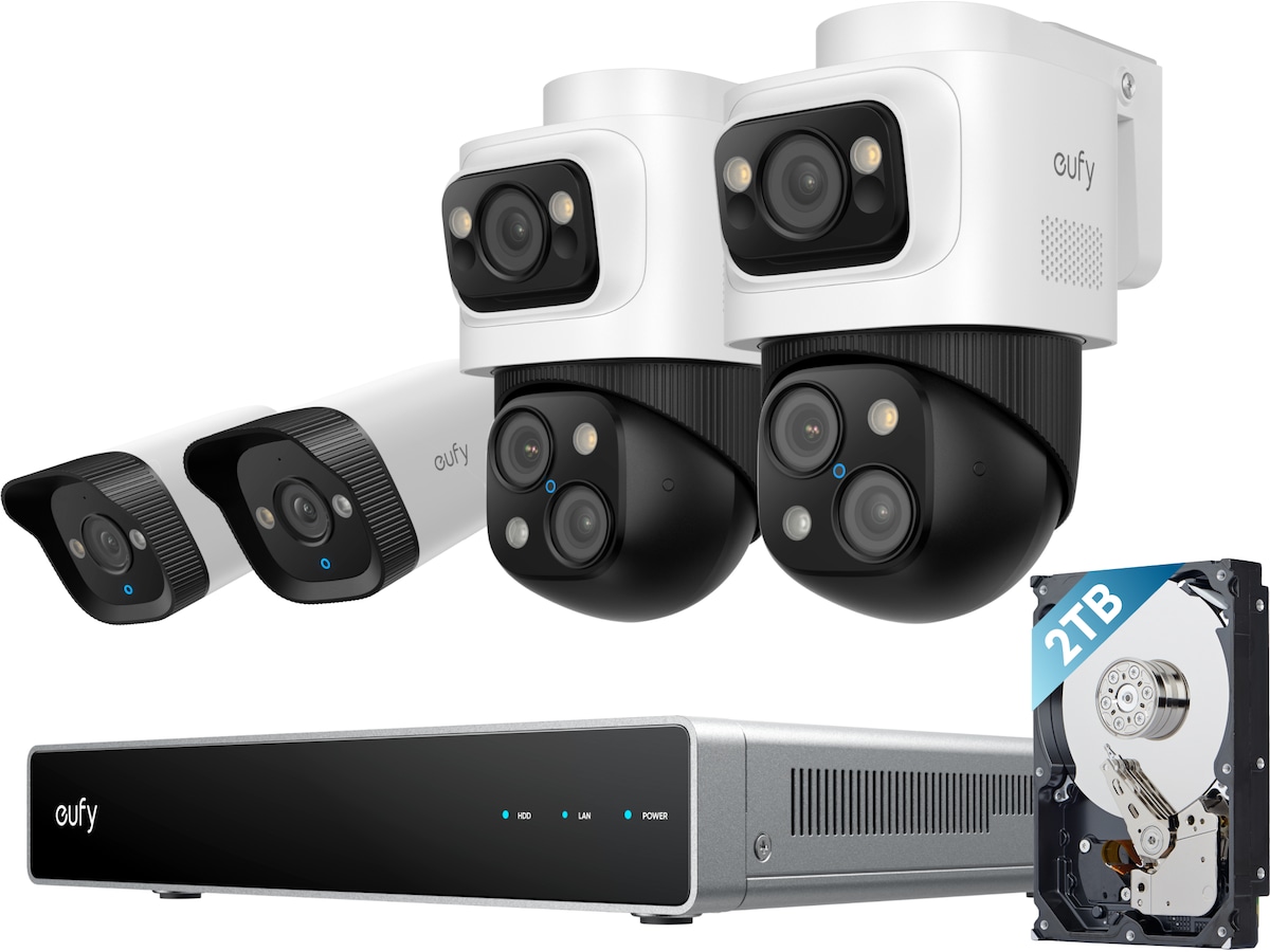 Eufy NVR Security System S4 övervakningskamera (4 kameror)