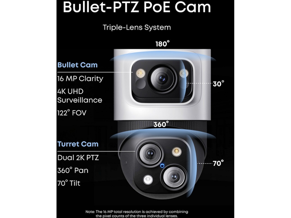 Eufy NVR Security System S4 övervakningskamera (4 kameror) Övervakningskamera