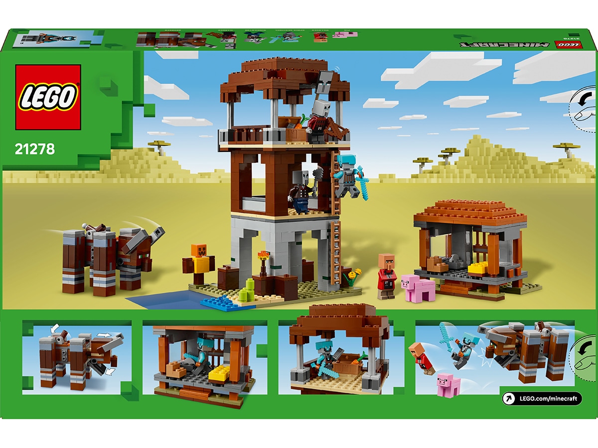 LEGO Minecraft plundrarvakttorn och vildtjur 21278 LEGO