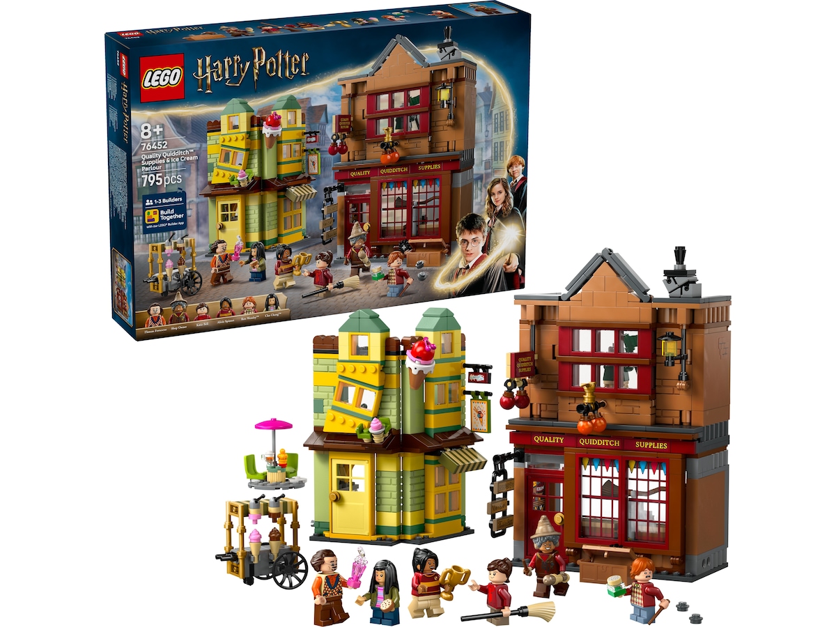 LEGO Harry Potter kvalitetsutrustning till quidditch och glassbar 76452 LEGO