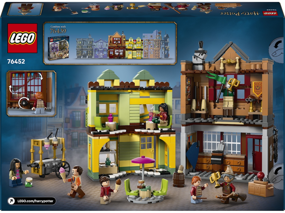 LEGO Harry Potter kvalitetsutrustning till quidditch och glassbar 76452 LEGO