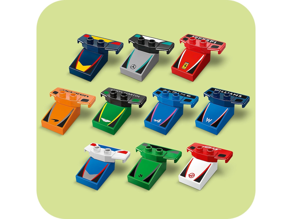 LEGO DUPLO Town F1 Team med racerbilar och förare 10445 LEGO