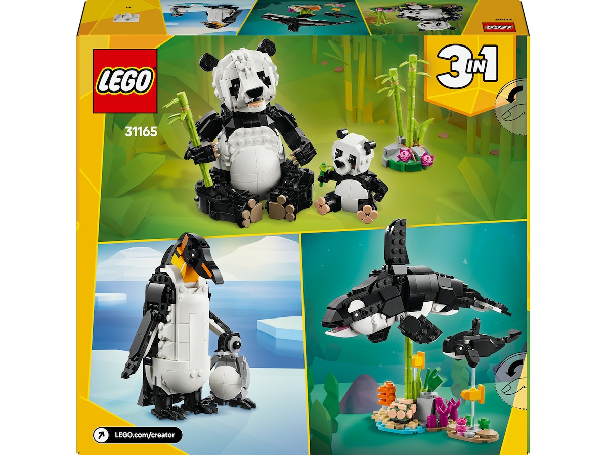 LEGO Creator vilda djur: pandafamilj 31165 LEGO