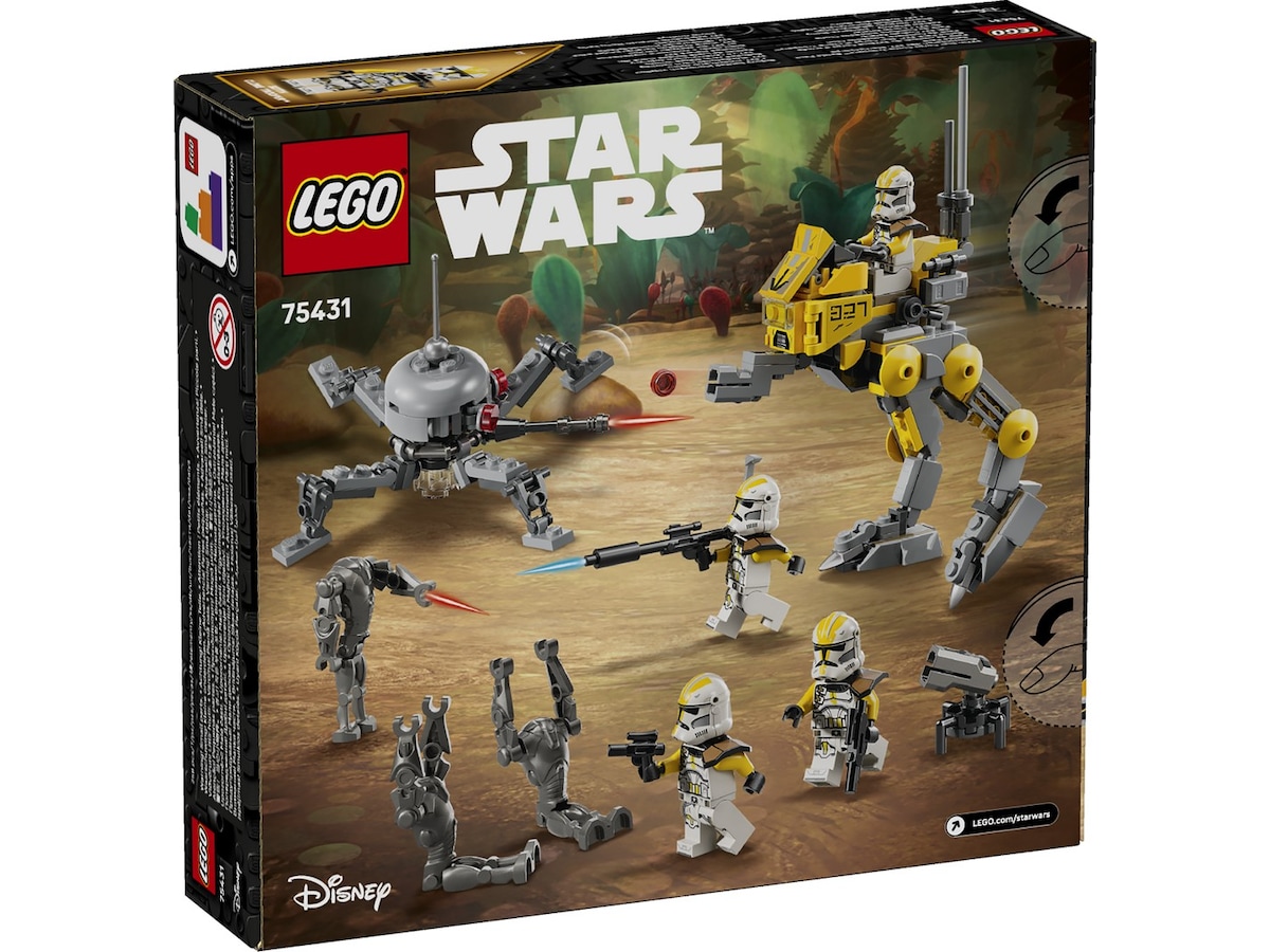 LEGO Star Wars 327th Star Corps klonsoldater stridsset 75431 LEGO