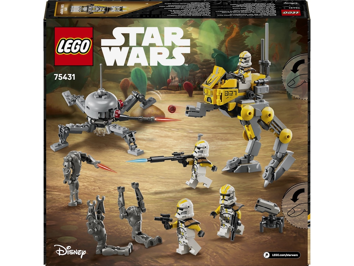 LEGO Star Wars 327th Star Corps klonsoldater stridsset 75431 LEGO