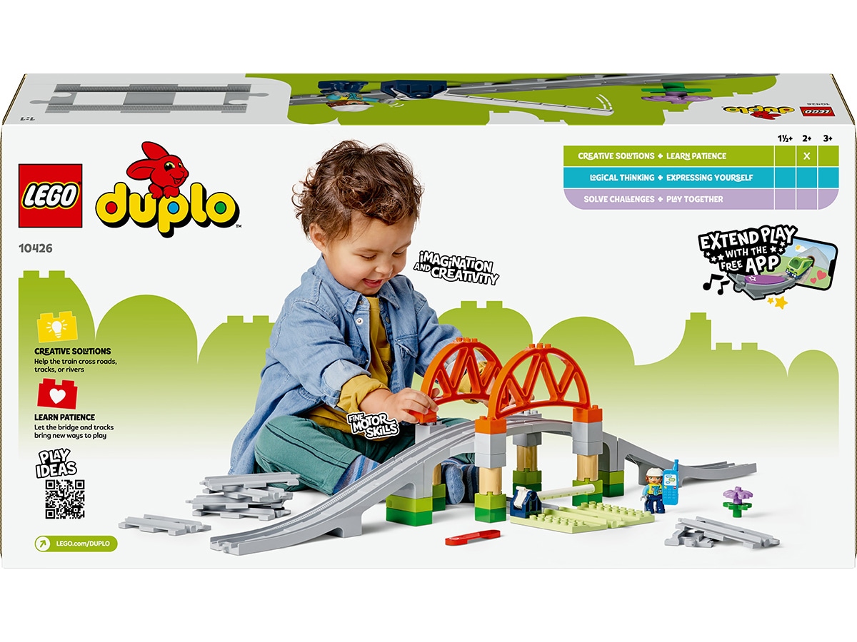 LEGO DUPLO Town tågbro och skenor – expansionsset 10426 LEGO