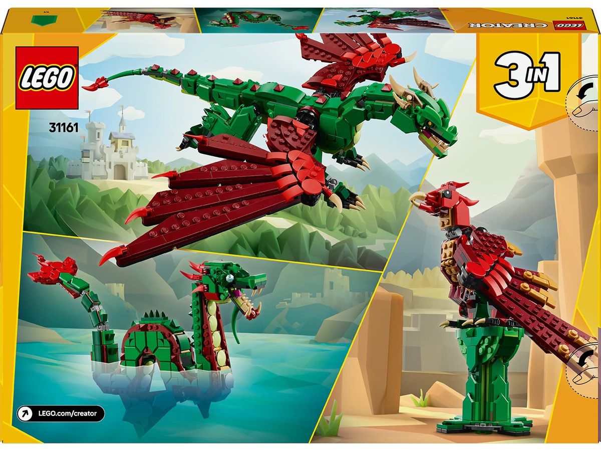 LEGO Creator medeltida drake 31161 LEGO