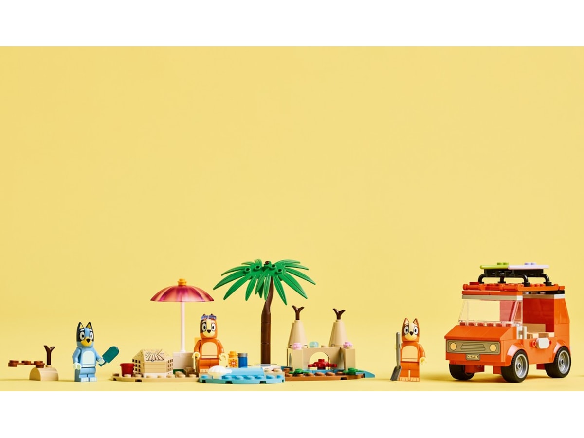 LEGO Bluey Bluey och familjens bilresa till stranden 11202 LEGO