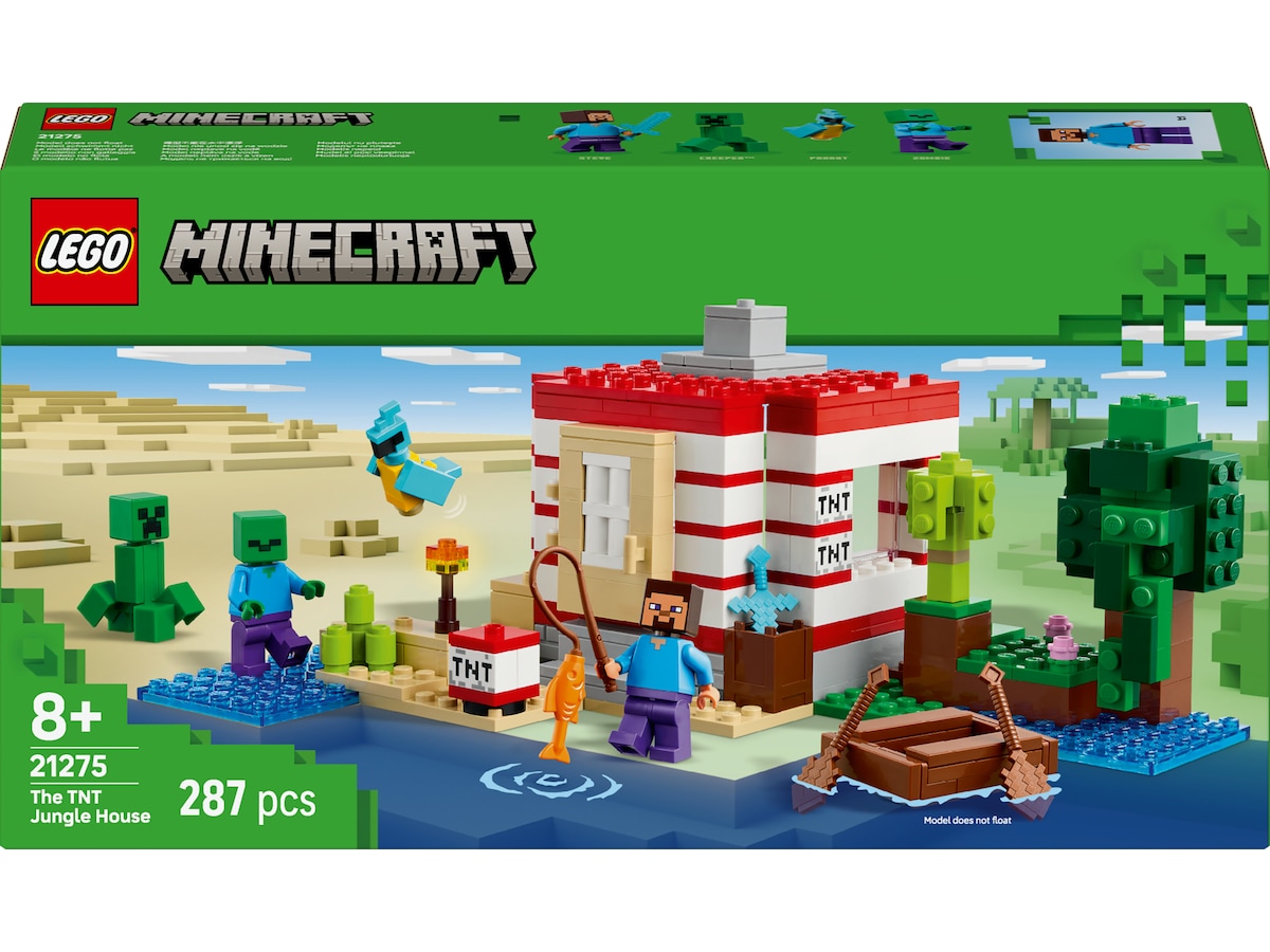 LEGO Minecraft dynamithuset i djungeln 21275 LEGO