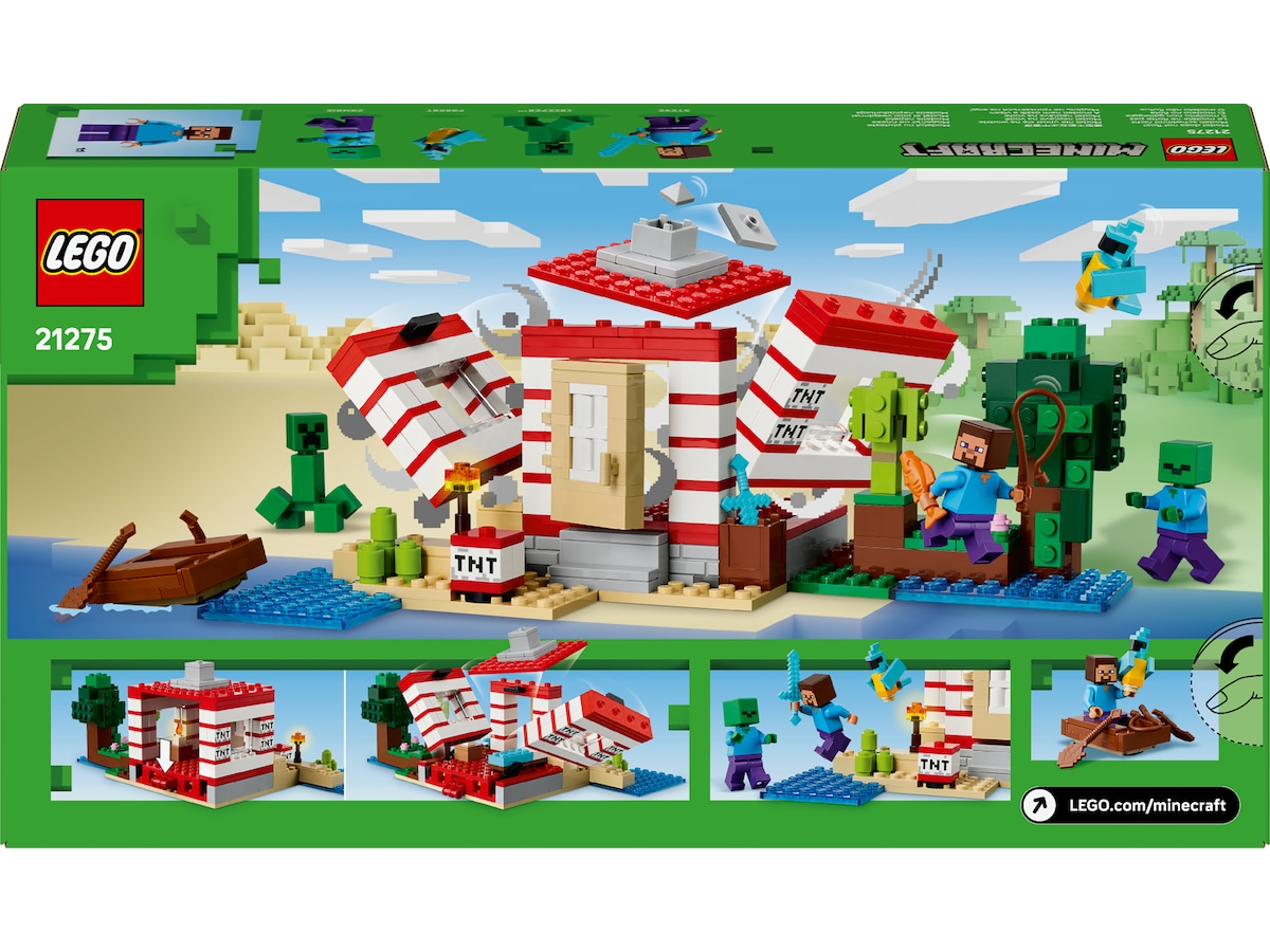 LEGO Minecraft dynamithuset i djungeln 21275 LEGO