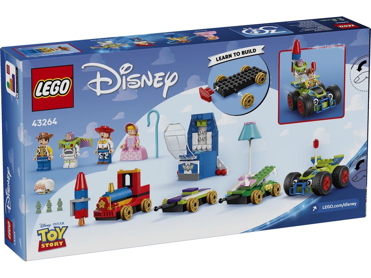 LEGO Disney Pixar festtåg och fjärrstyrd bil från Toy Story 43264 LEGO