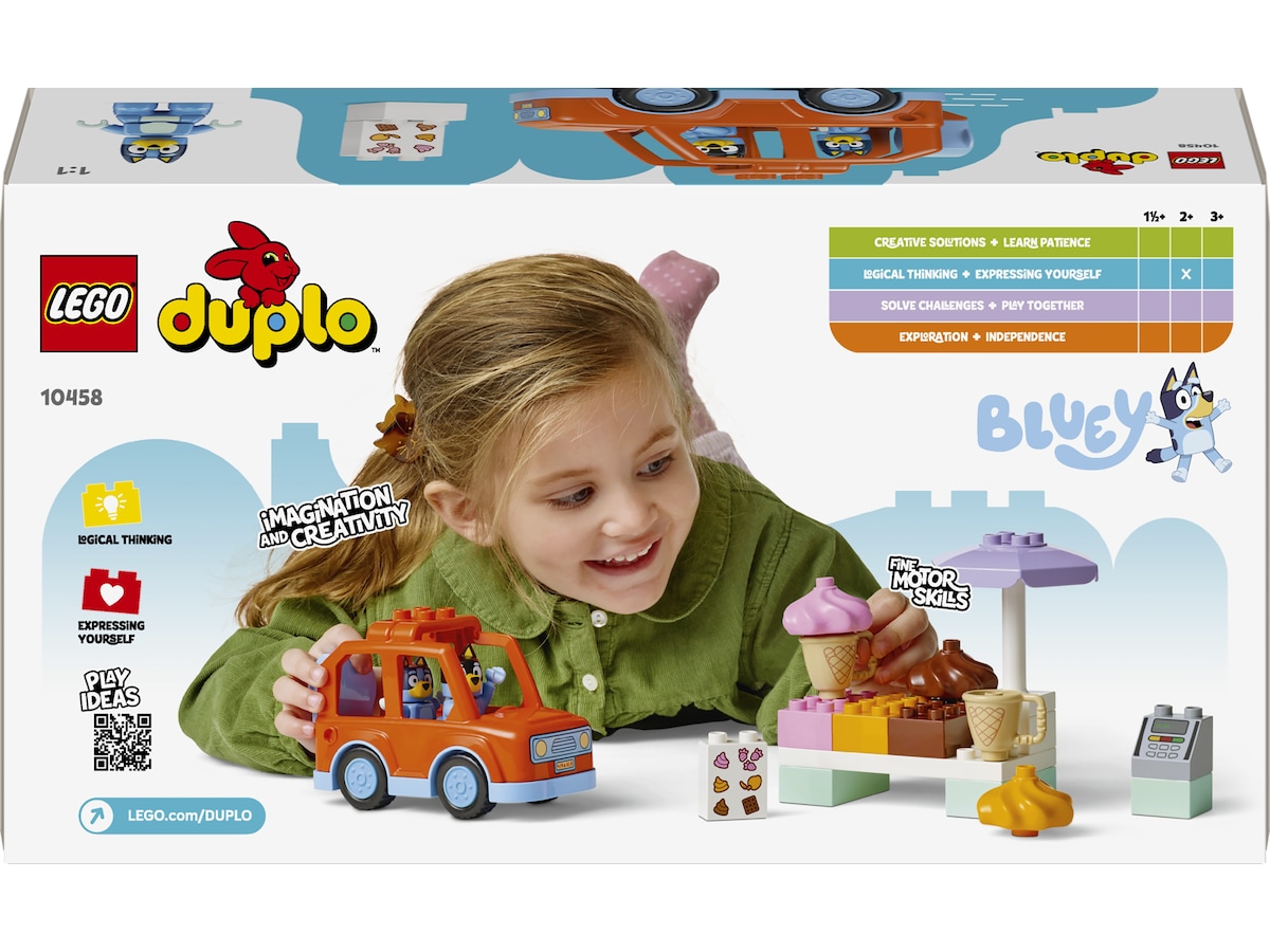 LEGO DUPLO Bluey glassutflykt med Bluey 10458 LEGO