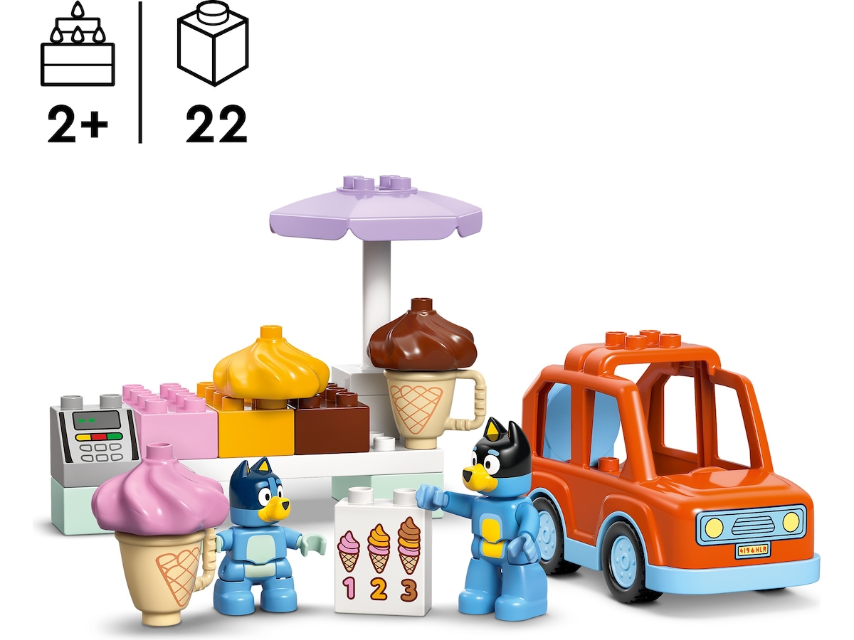 LEGO DUPLO Bluey glassutflykt med Bluey 10458 LEGO