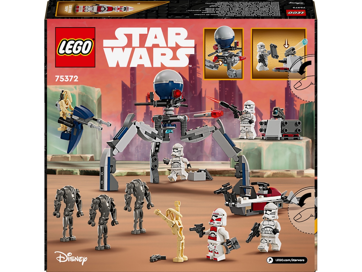 LEGO Star Wars klonsoldat och stridsdroid stridsset 75372 LEGO