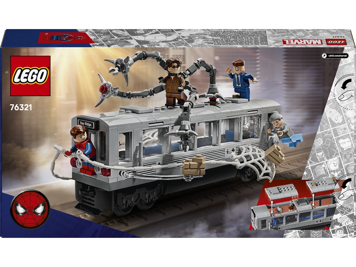 LEGO Super Heroes Spider-Man mot Doc Ock: tunnelbanescenen 76321 LEGO