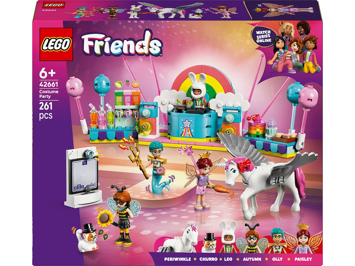 LEGO Friends maskeradfest med enhörning och fé 42661 LEGO