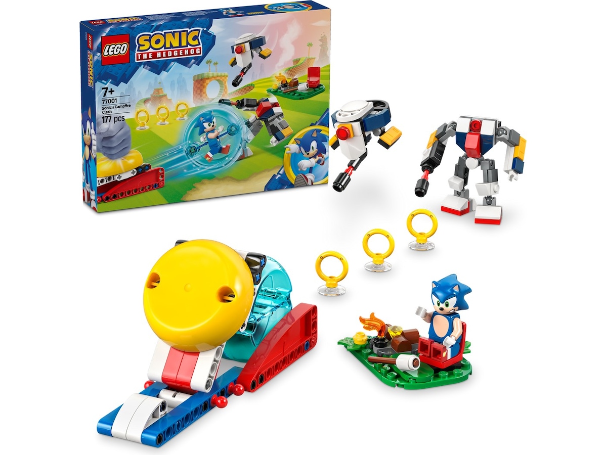 LEGO Sonic Sonics lägereldsuppgörelse 77001 LEGO