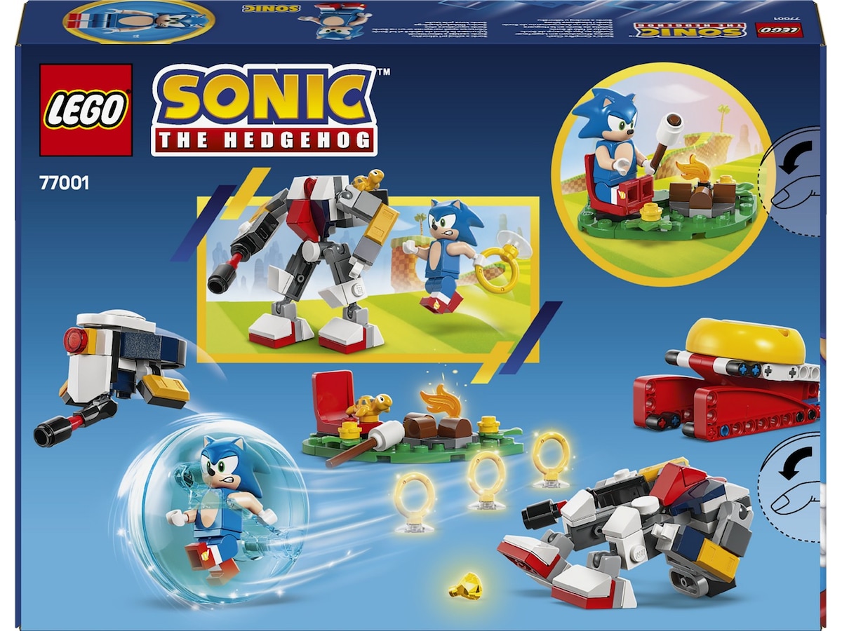 LEGO Sonic Sonics lägereldsuppgörelse 77001 LEGO