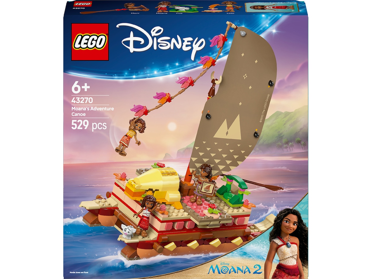LEGO Disney Princess Vaianas äventyrskanot 43270 LEGO