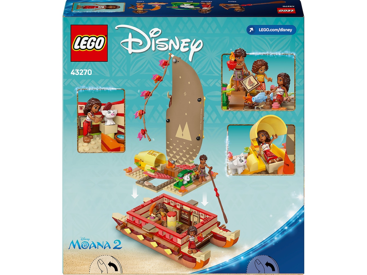 LEGO Disney Princess Vaianas äventyrskanot 43270 LEGO