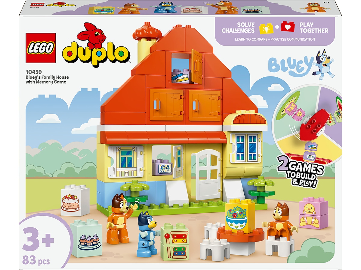 LEGO DUPLO Bluey Blueys hus med memoryspel 10459 LEGO