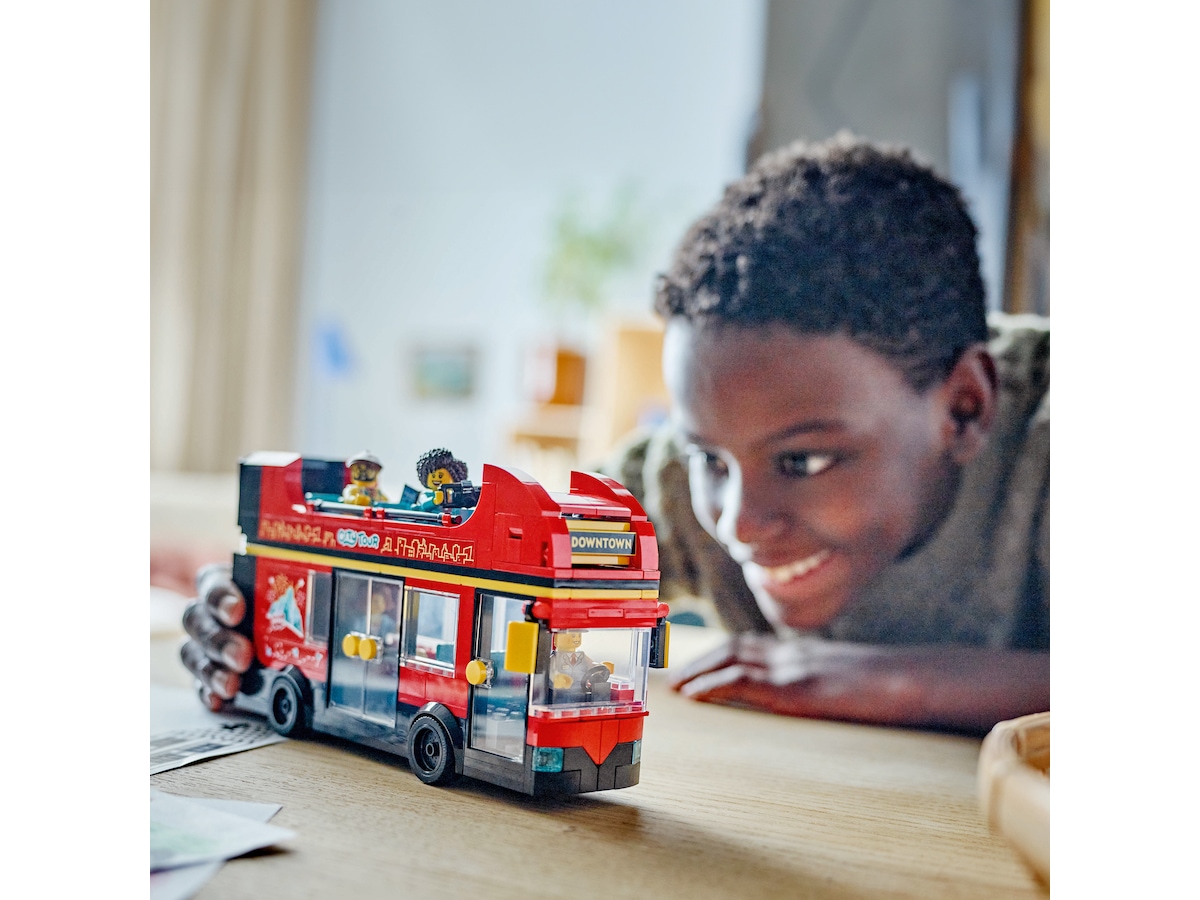 LEGO City 60407 dubbeldäckare för sightseeing (röd) LEGO