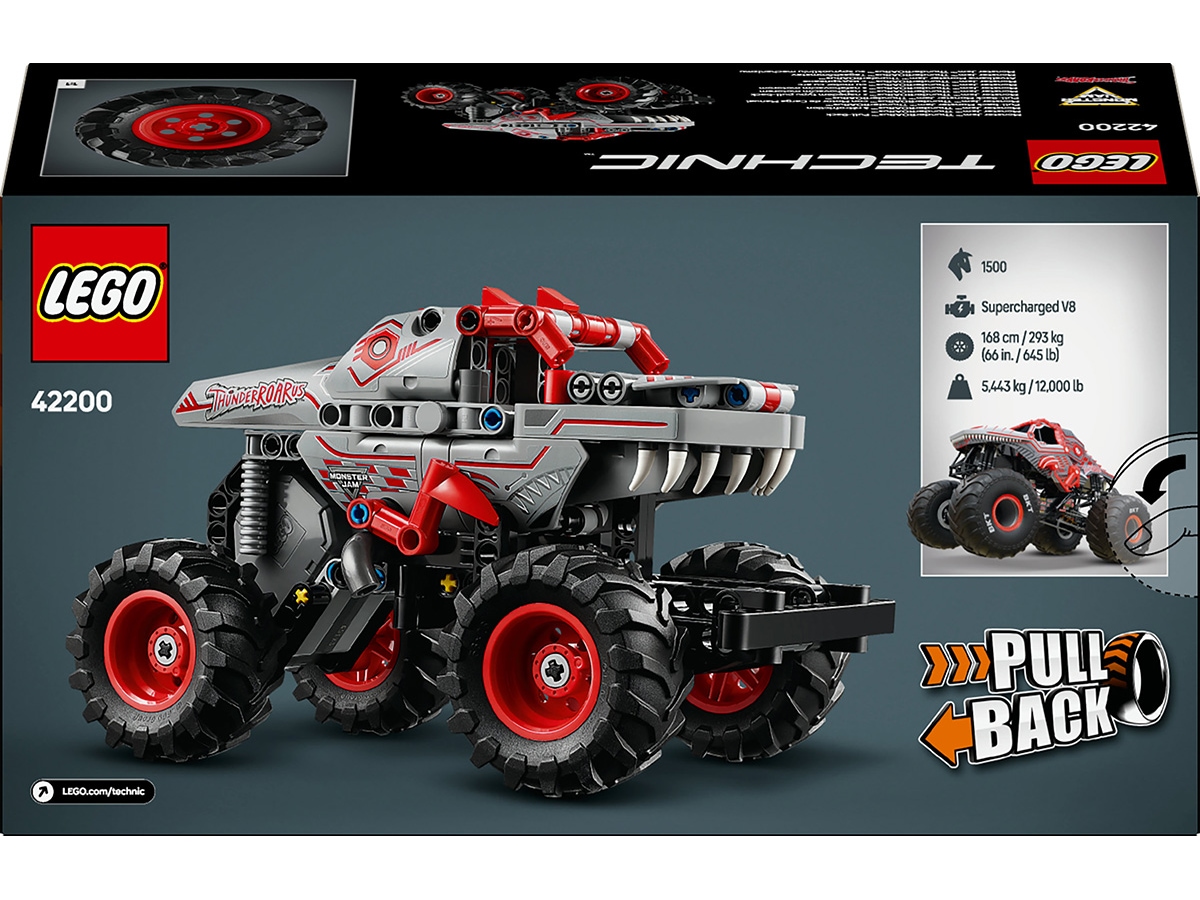 LEGO Technic Monster Jam ThunderROARus med pull-back 42200 LEGO