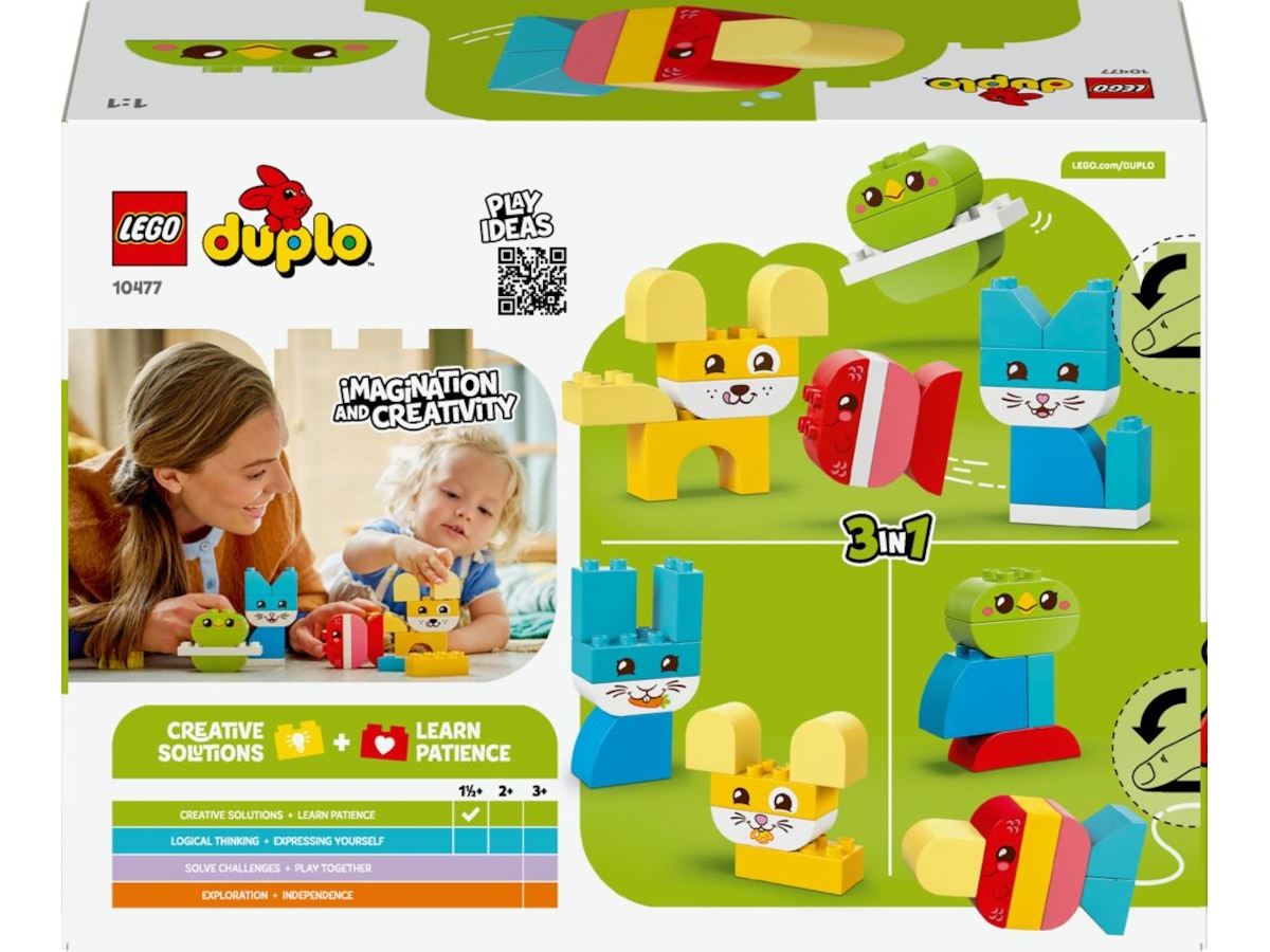 LEGO DUPLO My First 3 i 1 kreativa söta husdjur 10477 LEGO