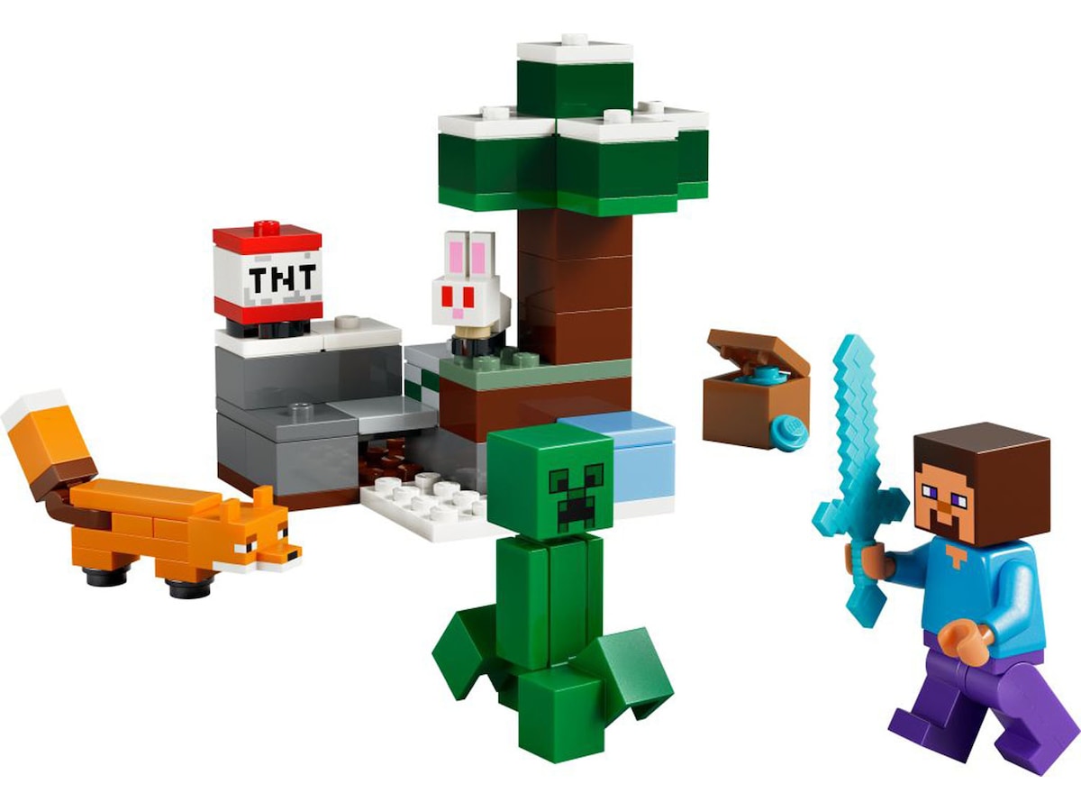LEGO Minecraft Steves taigaäventyr 21583