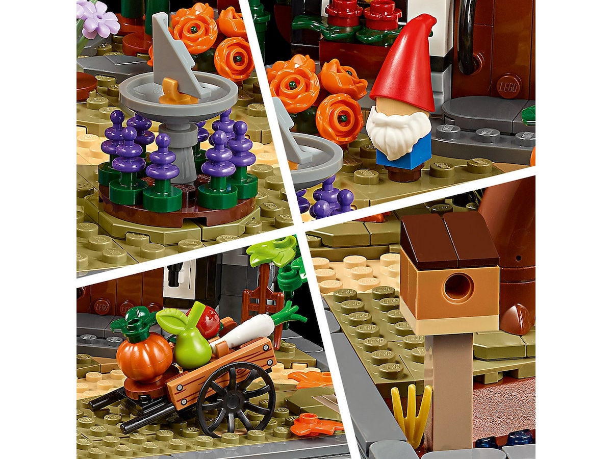 LEGO Icons höstlig trädgård med litet hus 11372 LEGO